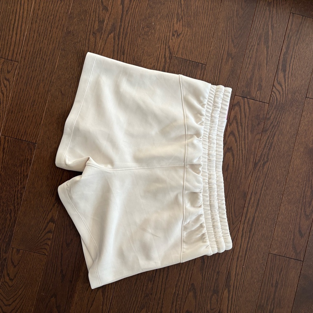 Women's Cream Shorts - Picture 4 of 4
